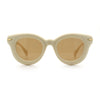 Womens Bubble Round Oval Thick Horn Rim Cute Fem Plastic Sunglasses