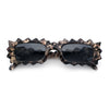 Fun Shockwave Jolt Shape Narrow Rectangle Bold Retro Fashion Sunglasses