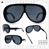 Bold Oversized Shield Thick Plastic Retro Racer Fashion Sunglasses
