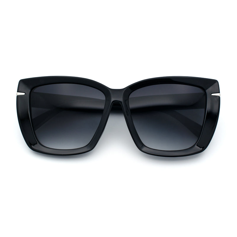 Womens Classic 90s Squared Oversize Butterfly Designer Fashion Sunglasses