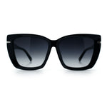 Womens Classic 90s Squared Oversize Butterfly Designer Fashion Sunglasses