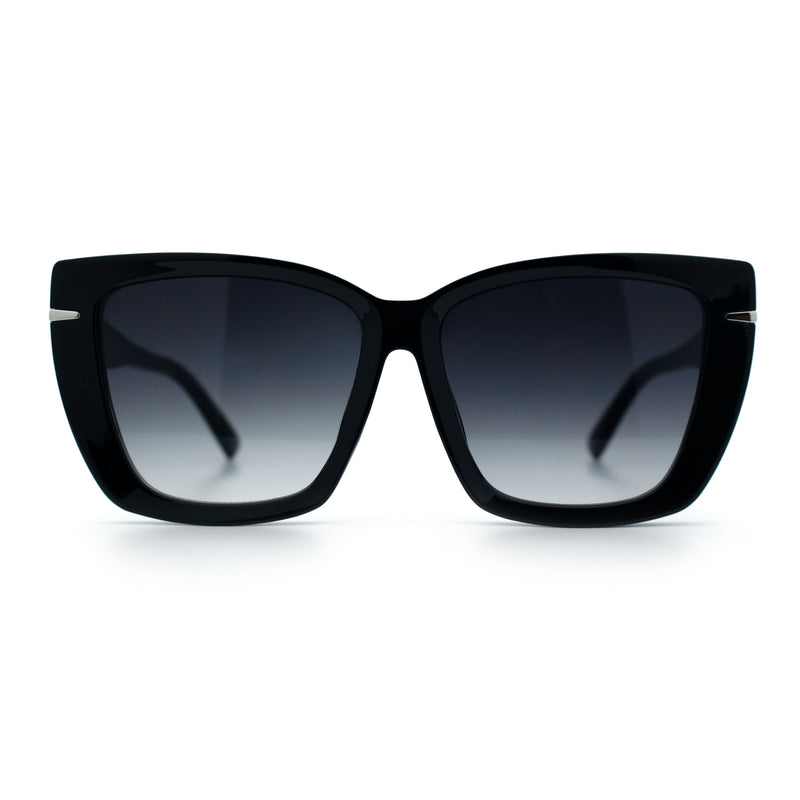 Womens Classic 90s Squared Oversize Butterfly Designer Fashion Sunglasses
