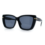 Womens Classic 90s Squared Oversize Butterfly Designer Fashion Sunglasses