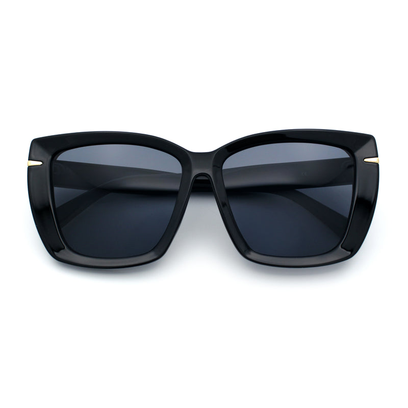 Womens Classic 90s Squared Oversize Butterfly Designer Fashion Sunglasses