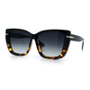 Womens Classic 90s Squared Oversize Butterfly Designer Fashion Sunglasses