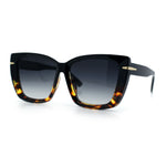 Womens Classic 90s Squared Oversize Butterfly Designer Fashion Sunglasses
