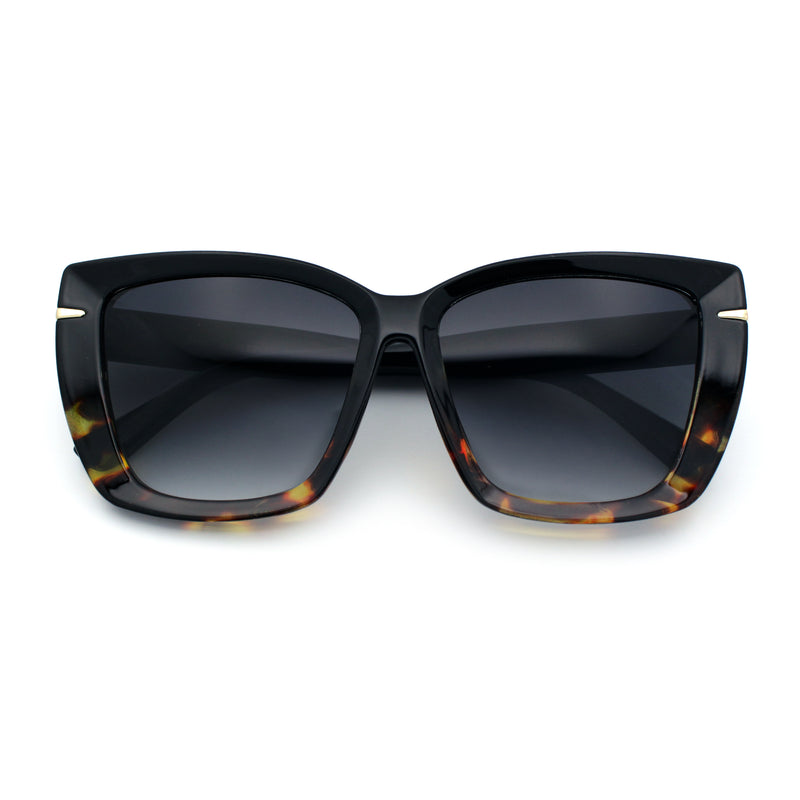 Womens Classic 90s Squared Oversize Butterfly Designer Fashion Sunglasses