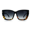 Womens Classic 90s Squared Oversize Butterfly Designer Fashion Sunglasses