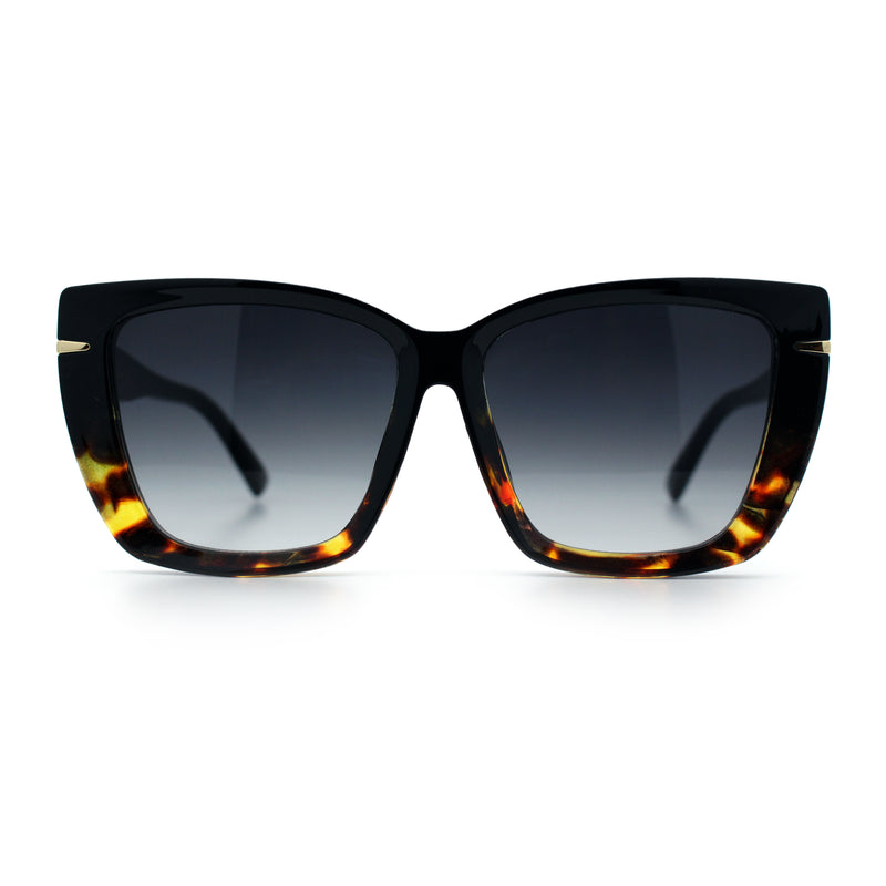 Womens Classic 90s Squared Oversize Butterfly Designer Fashion Sunglasses
