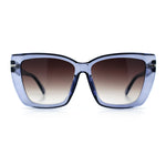 Womens Classic 90s Squared Oversize Butterfly Designer Fashion Sunglasses