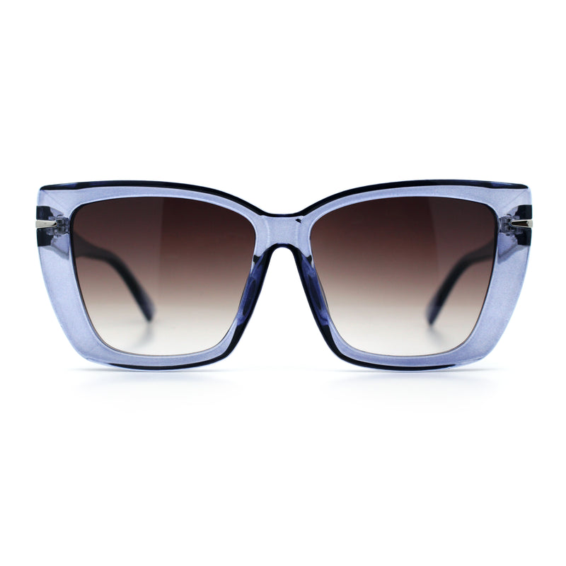 Womens Classic 90s Squared Oversize Butterfly Designer Fashion Sunglasses