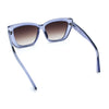 Womens Classic 90s Squared Oversize Butterfly Designer Fashion Sunglasses