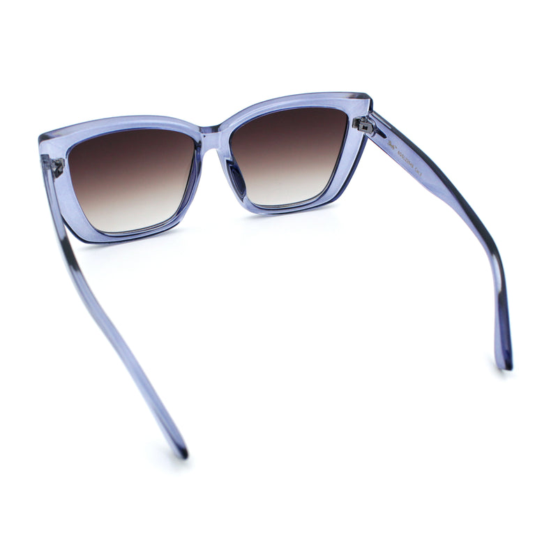 Womens Classic 90s Squared Oversize Butterfly Designer Fashion Sunglasses