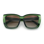 Womens Classic 90s Squared Oversize Butterfly Designer Fashion Sunglasses