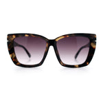 Womens Classic 90s Squared Oversize Butterfly Designer Fashion Sunglasses