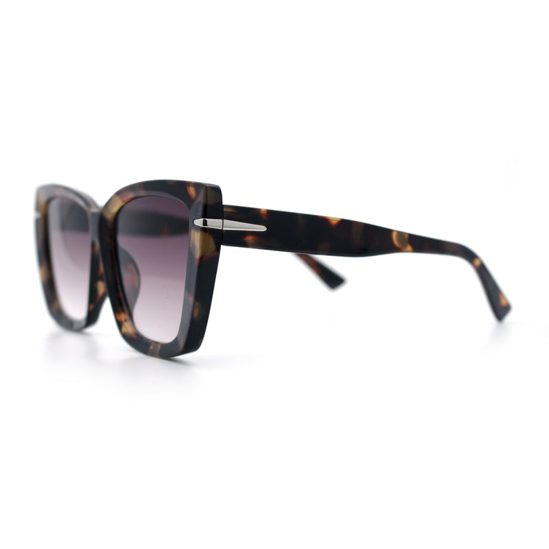 Womens Classic 90s Squared Oversize Butterfly Designer Fashion Sunglasses
