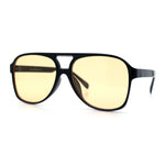 Mens Iconic Large Tear Drop Racer Plastic Fashion Sunglasses