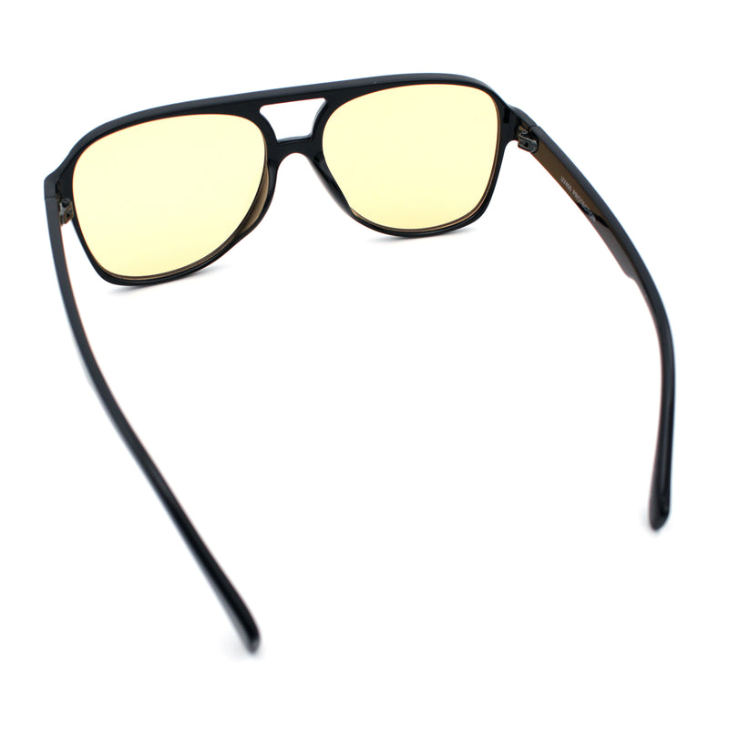 Mens Iconic Large Tear Drop Racer Plastic Fashion Sunglasses