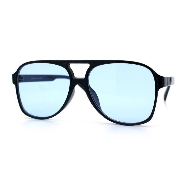 Mens Iconic Large Tear Drop Racer Plastic Fashion Sunglasses