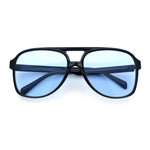 Mens Iconic Large Tear Drop Racer Plastic Fashion Sunglasses