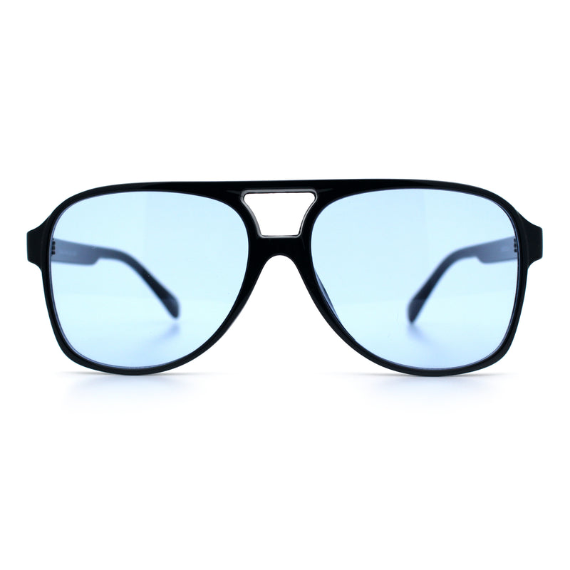 Mens Iconic Large Tear Drop Racer Plastic Fashion Sunglasses