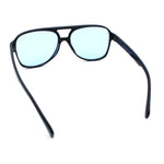 Mens Iconic Large Tear Drop Racer Plastic Fashion Sunglasses