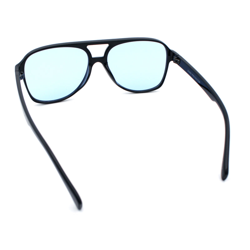 Mens Iconic Large Tear Drop Racer Plastic Fashion Sunglasses