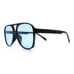 Mens Iconic Large Tear Drop Racer Plastic Fashion Sunglasses