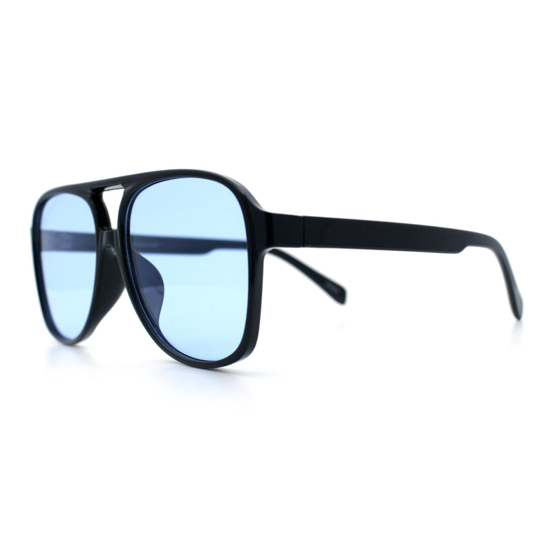 Mens Iconic Large Tear Drop Racer Plastic Fashion Sunglasses
