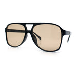 Mens Iconic Large Tear Drop Racer Plastic Fashion Sunglasses