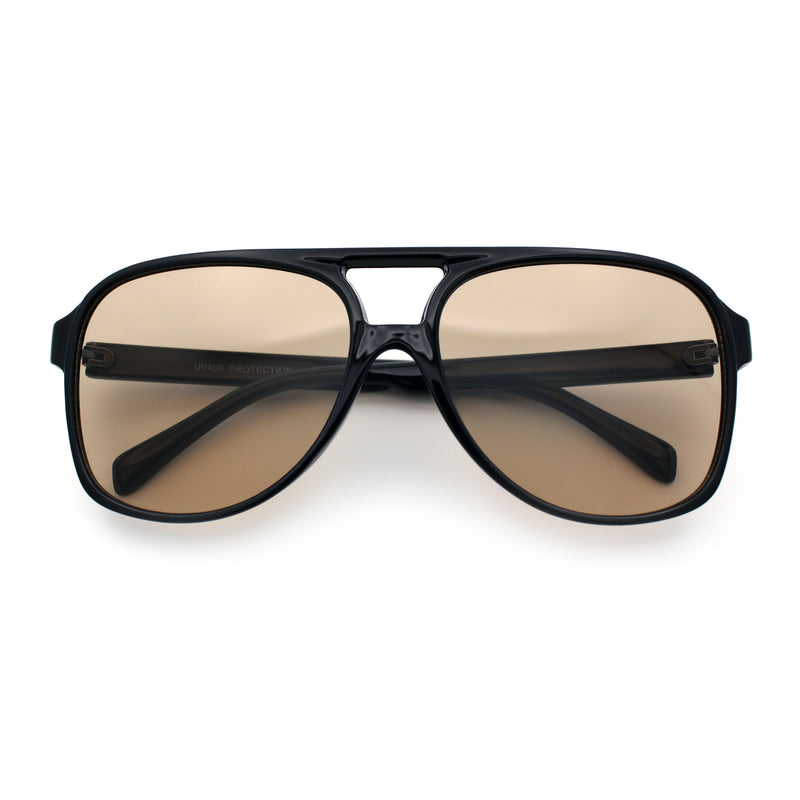 Mens Iconic Large Tear Drop Racer Plastic Fashion Sunglasses