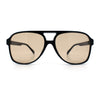 Mens Iconic Large Tear Drop Racer Plastic Fashion Sunglasses