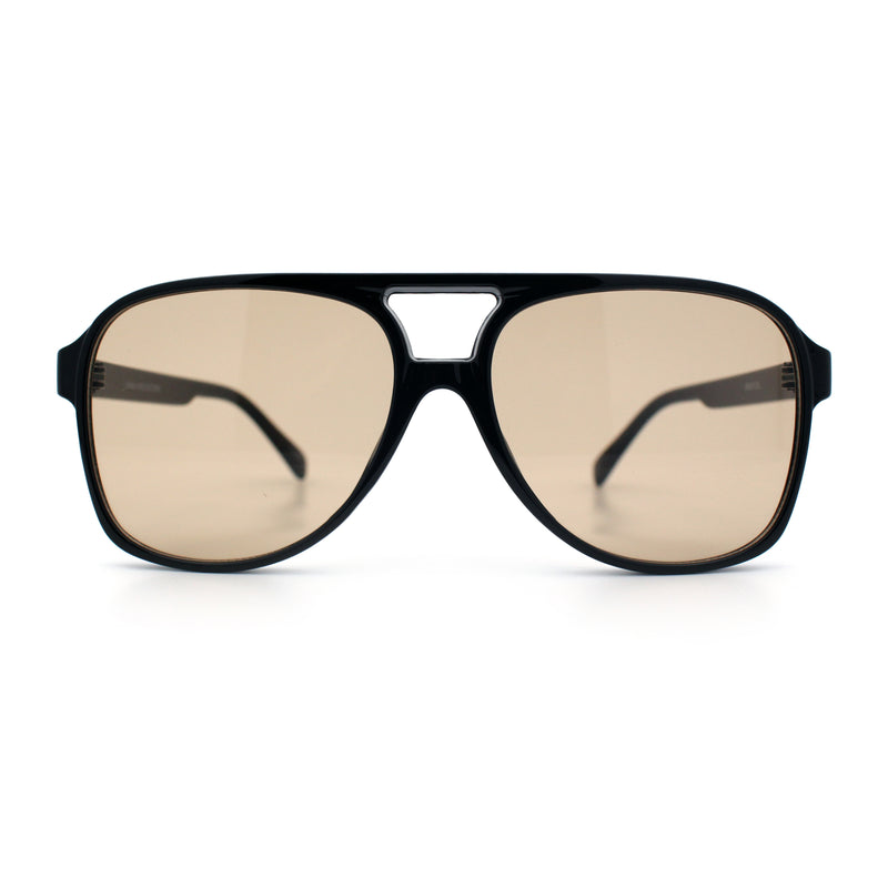 Mens Iconic Large Tear Drop Racer Plastic Fashion Sunglasses