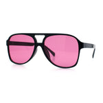 Mens Iconic Large Tear Drop Racer Plastic Fashion Sunglasses