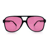 Mens Iconic Large Tear Drop Racer Plastic Fashion Sunglasses