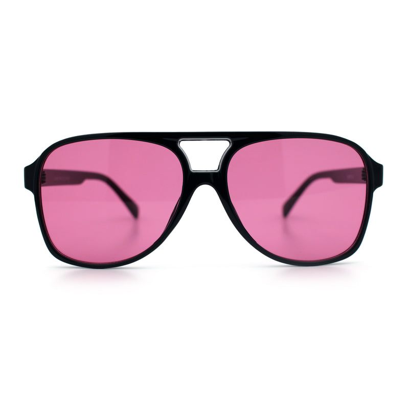 Mens Iconic Large Tear Drop Racer Plastic Fashion Sunglasses