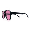 Mens Iconic Large Tear Drop Racer Plastic Fashion Sunglasses