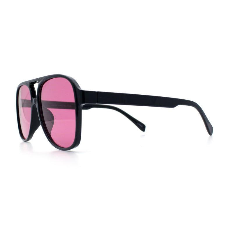 Mens Iconic Large Tear Drop Racer Plastic Fashion Sunglasses
