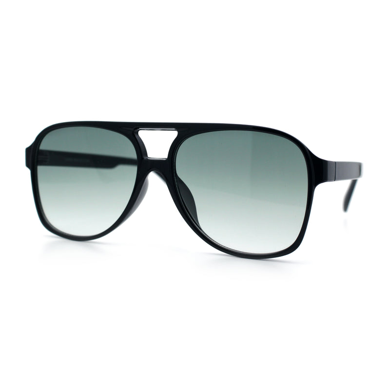 Mens Iconic Large Tear Drop Racer Plastic Fashion Sunglasses