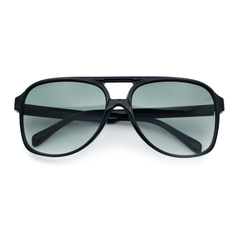 Mens Iconic Large Tear Drop Racer Plastic Fashion Sunglasses