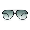 Mens Iconic Large Tear Drop Racer Plastic Fashion Sunglasses