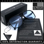 Mens Iconic Large Tear Drop Racer Plastic Fashion Sunglasses