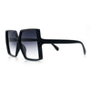 Womens Squared Rectangle Thick Plastic Butterfly Chic Fashion Sunglasses