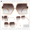 Womens Squared Rectangle Thick Plastic Butterfly Chic Fashion Sunglasses