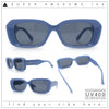 Womens Beveled Thick Plastic Narrow Rectangle Mod Fashion Sunglasses