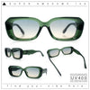 Womens Beveled Thick Plastic Narrow Rectangle Mod Fashion Sunglasses
