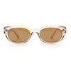 Mod Fashion Bevel Oval Rectangle Subtle Horn Rim Plastic Sunglasses