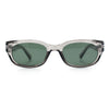 Mod Fashion Bevel Oval Rectangle Subtle Horn Rim Plastic Sunglasses
