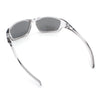90s Styling Rectangular Fem Color Sport Plastic Wrap Around Sunglasses