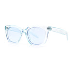 Feminine Simple Clean Minimal Plastic Horn Rim Retro Fashion Sunglasses